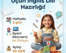 İbtidai sinif üçün "ingilis dili" hazırlığı