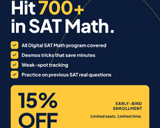Amerika təhsilli müəllim ilə Sat math dərsləri