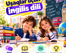 Uşaqlar üçün İngilis dili kursu